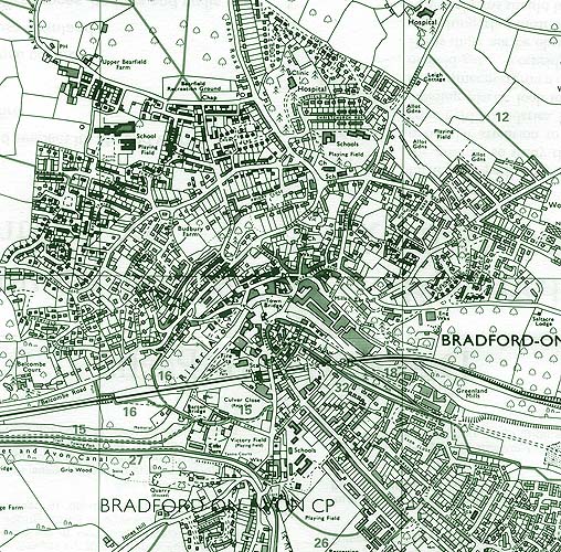 Bradford on Avon: Map 2000